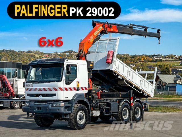 Renault KERAX 420 DCI *KIPPER 4,55m + PK 29 002/FUNK*6x6 Automobiliniai kranai