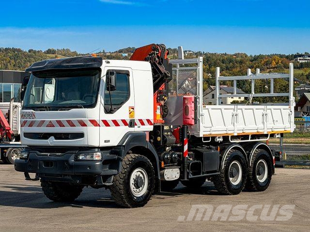 Renault KERAX 420 DCI *KIPPER 4,55m + PK 29 002/FUNK*6x6 Automobiliniai kranai