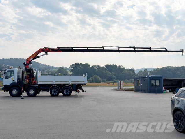 Renault KERAX 420 DCI *KIPPER 5,35m + PK 44 002/FUNK*8x4 شاحنات الرافعات