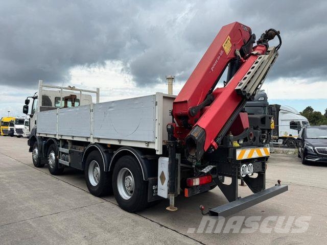 Renault KERAX 460 * PRITSCHE * HMF KRAN 10,2N M *8 X 4* Camiones plataforma