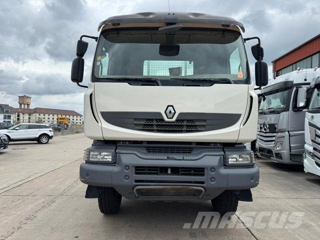 Renault KERAX 460 * PRITSCHE * HMF KRAN 10,2N M *8 X 4* Camiones plataforma