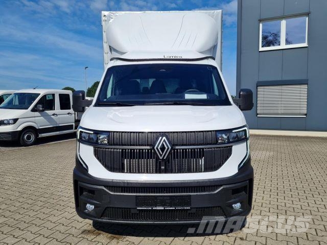 Renault Master 35 Pritsche Schiebe Plane AHK LUFTFED. 2x Camiones de caja de lona
