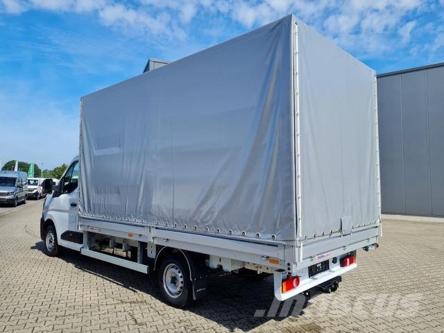 Renault Master 35 Pritsche Schiebe Plane AHK LUFTFED. 2x Camiones de caja de lona