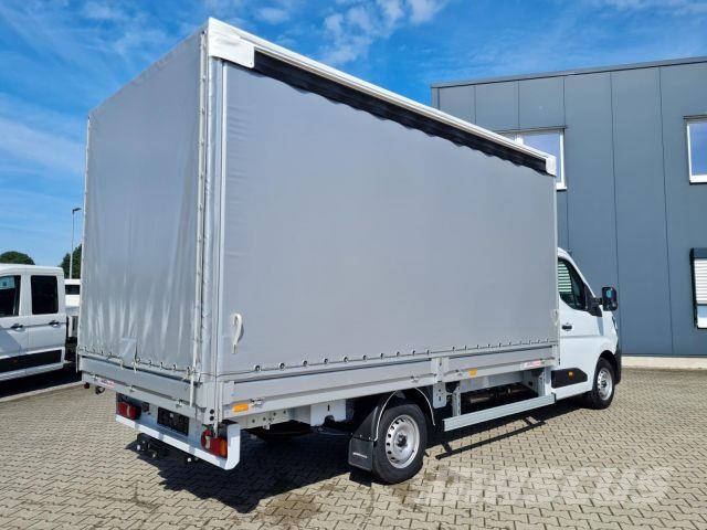 Renault Master 35 Pritsche Schiebe Plane AHK LUFTFED. 2x Camiones de caja de lona