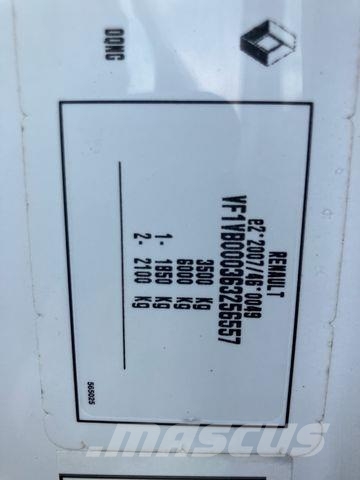 Renault Master Hubarbeitsbühne/KLUBB/K26/11m/AC/EU6 Teherautóra szerelt emelők és állványok