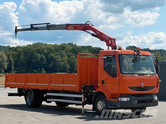 Renault MIDLUM 220 DXI *PRITSCHE 7,20m *FASSI F80A.23 Autojeřáby, hydraulické ruky