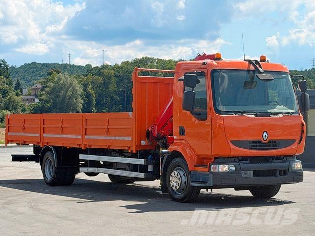 Renault MIDLUM 220 DXI *PRITSCHE 7,20m *FASSI F80A.23 Autojeřáby, hydraulické ruky