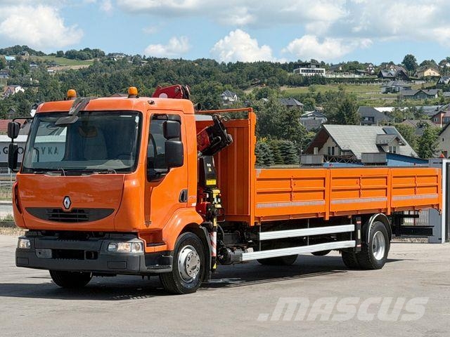 Renault MIDLUM 220 DXI *PRITSCHE 7,20m *FASSI F80A.23 Autojeřáby, hydraulické ruky