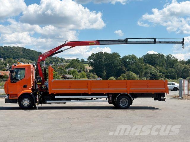 Renault MIDLUM 220 DXI *PRITSCHE 7,20m *FASSI F80A.23 Autojeřáby, hydraulické ruky