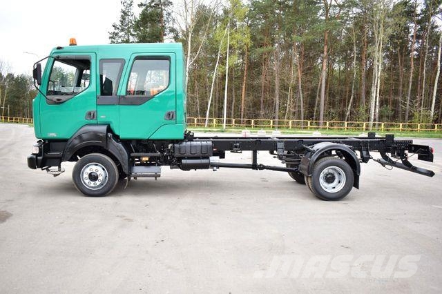 Renault MIDLUM 4x4 DOKA DUBEL KABINE CHASSIS Camiones con chasís y cabina