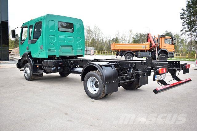 Renault MIDLUM 4x4 DOKA DUBEL KABINE CHASSIS Camiones con chasís y cabina
