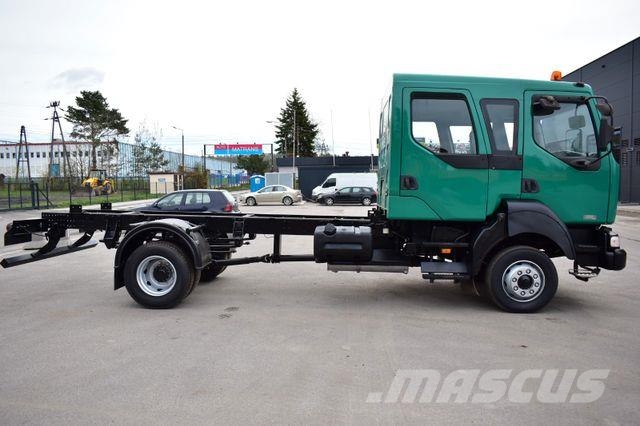 Renault MIDLUM 4x4 DOKA DUBEL KABINE CHASSIS Camiones con chasís y cabina