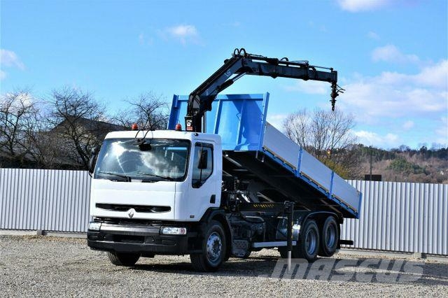 Renault Premium 320 *KIPPER 6,30m+HIAB 122B-2 DUO Camiones grúa