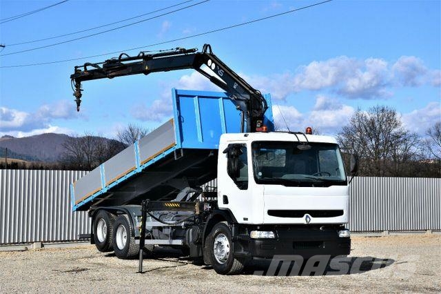 Renault Premium 320 *KIPPER 6,30m+HIAB 122B-2 DUO Camiones grúa