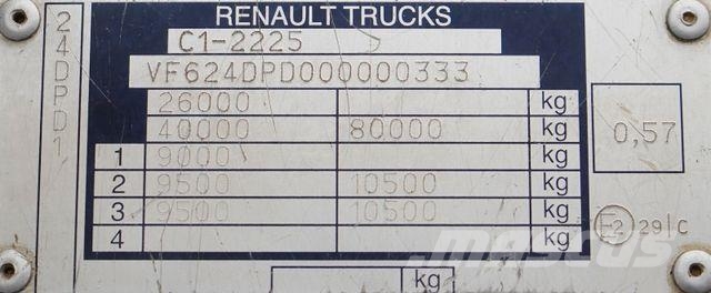 Renault PREMIUM / 370 / 6 X 4 / SKRZYNIOWY + HDS / HIAB Автокранове