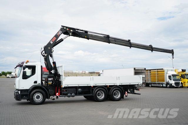 Renault PREMIUM / 370 / 6 X 4 / SKRZYNIOWY + HDS / HIAB Автокранове