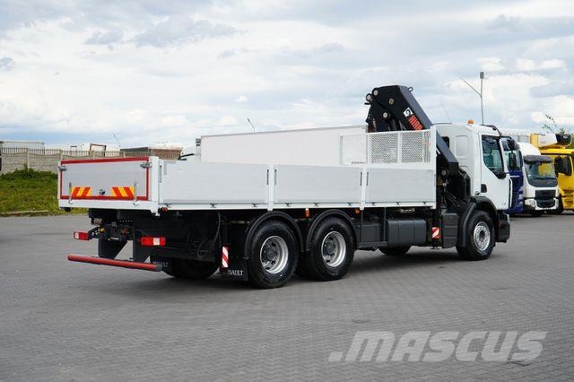 Renault PREMIUM / 370 / 6 X 4 / SKRZYNIOWY + HDS / HIAB Автокранове