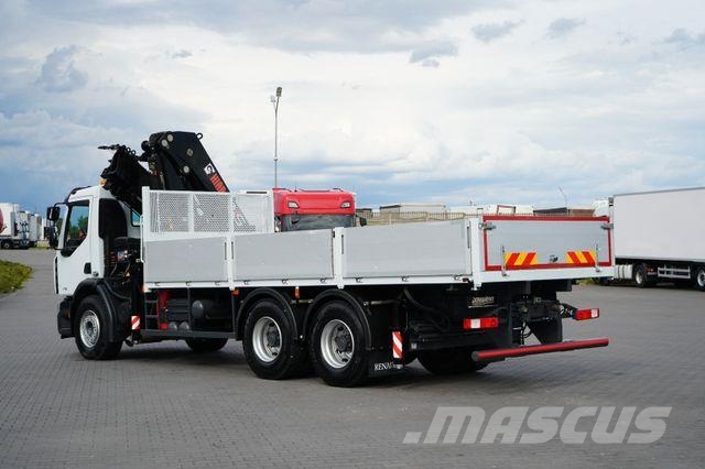 Renault PREMIUM / 370 / 6 X 4 / SKRZYNIOWY + HDS / HIAB Автокранове
