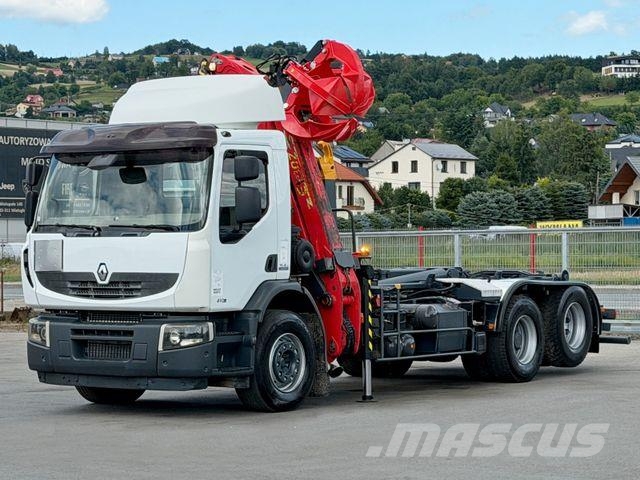 Renault PREMIUM 410 * ABROLLKIPPER 5,05 m * KRAN/ FUNK Hakowce