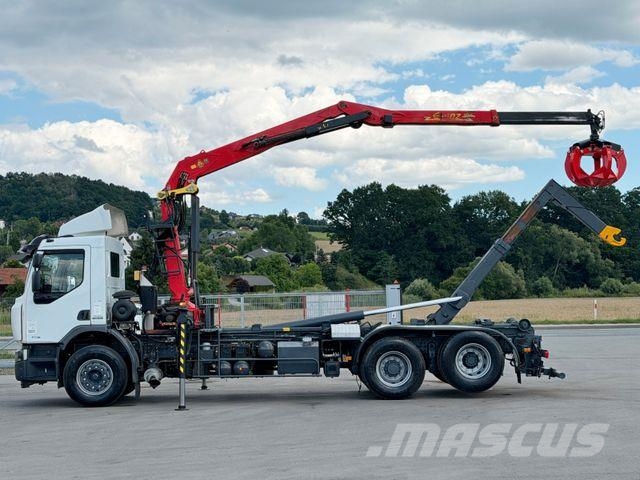 Renault PREMIUM 410 * ABROLLKIPPER 5,05 m * KRAN/ FUNK Hakowce