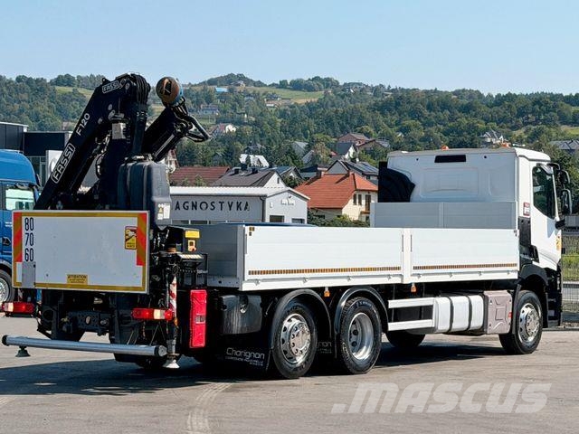 Renault T 380 * FASSI F120B.2.22 + FUNK * TOPZUSTAND ! Camiones grúa