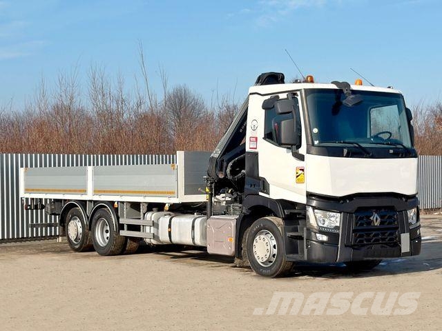 Renault T 380 * HIAB 111 B - 2 HIDUO + FUNK / 6x2! Smagās mašīnas ar celtni