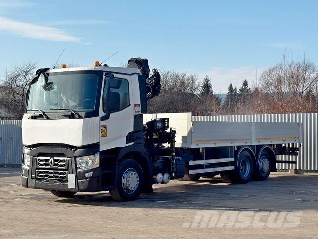 Renault T 380 * HIAB 111 B - 2 HIDUO + FUNK / 6x2! Smagās mašīnas ar celtni