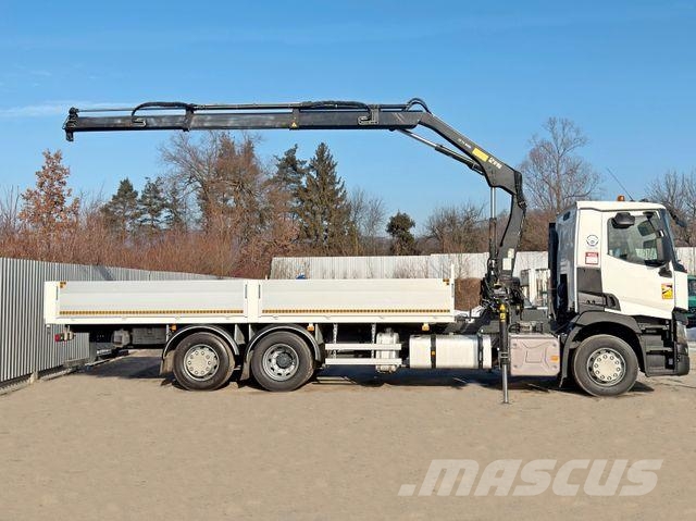 Renault T 380 * HIAB 111 B - 2 HIDUO + FUNK / 6x2! Smagās mašīnas ar celtni