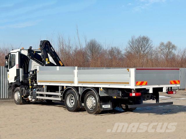 Renault T 380 * HIAB 111 B - 2 HIDUO + FUNK / 6x2! Smagās mašīnas ar celtni