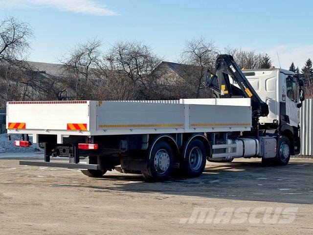 Renault T 380 * HIAB 111 B - 2 HIDUO + FUNK / 6x2! Smagās mašīnas ar celtni