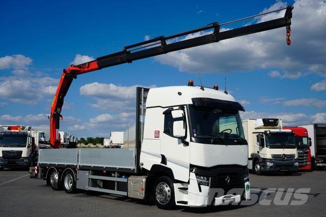 Renault T 480 / 6 X 2 / SKRZYNIOWY + HDS / PALFINGER PK Φορτηγά με Γερανό