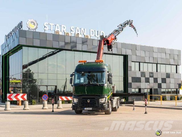Renault T440 6x2 Fassi F485RA.2.26XEDynamic Crane Тягачі