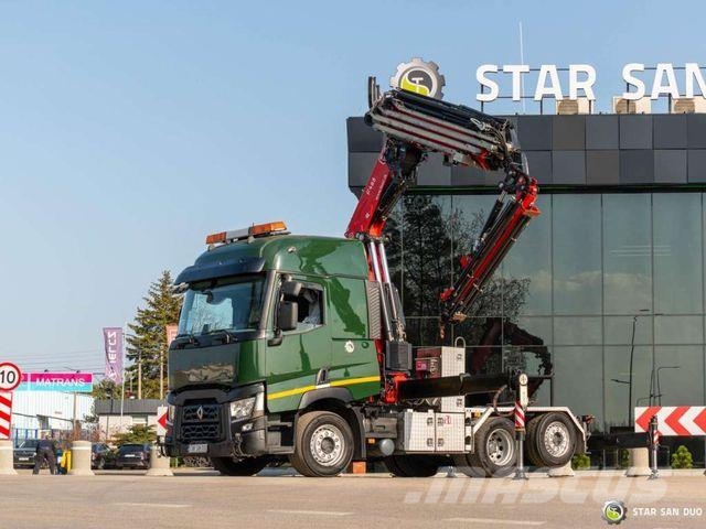 Renault T440 6x2 Fassi F485RA.2.26XEDynamic Crane Тягачі