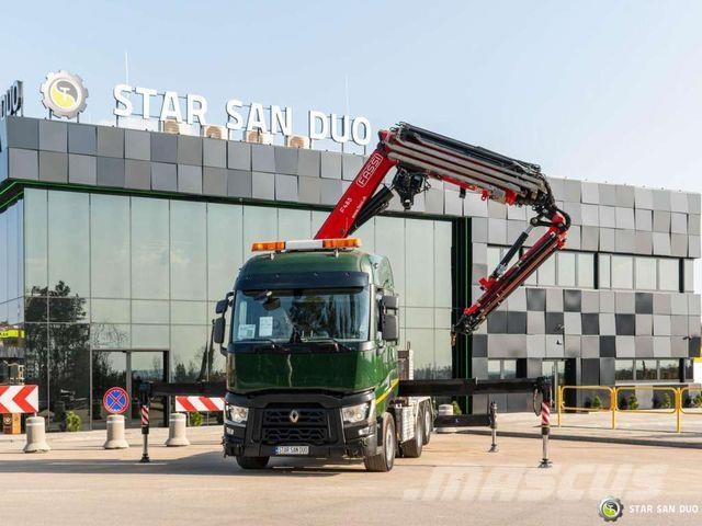 Renault T440 6x2 Fassi F485RA.2.26XEDynamic Crane Тягачі