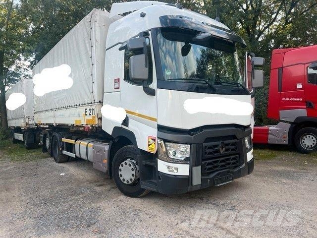 Renault T460 6x2, erst 486TKM,1.Hd.neue Insp.5000 D-Fzg. Camiones con chasís y cabina
