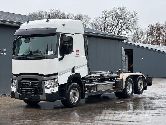Renault T480 6x2 Euro6 Meiller-Abrollkipper شاحنات الرافعات الخطافية