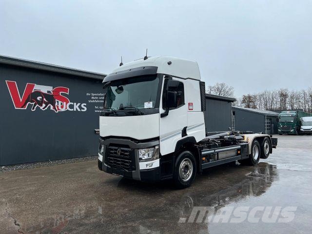 Renault T480 6x2 Euro6 Meiller-Abrollkipper شاحنات الرافعات الخطافية