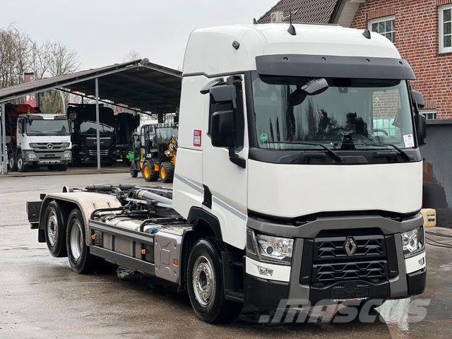 Renault T480 6x2 Euro6 Meiller-Abrollkipper شاحنات الرافعات الخطافية