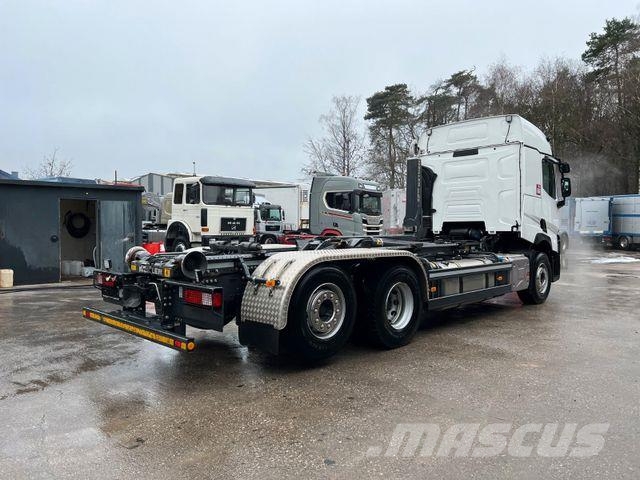Renault T480 6x2 Euro6 Meiller-Abrollkipper شاحنات الرافعات الخطافية