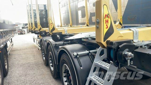 Rundholz Aufleger Kokmateriālu vešanas piekabes