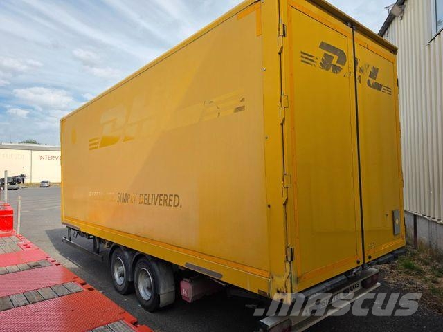 Saxas Zentralachsanhänger Durchlader مقطورات ذات هيكل صندوقي