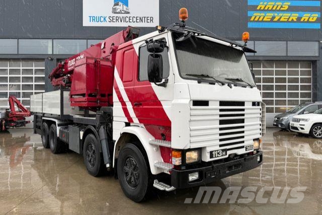 Scania 113 8x4 Autokran Cormach 87000 42 Meter Smagās mašīnas ar celtni