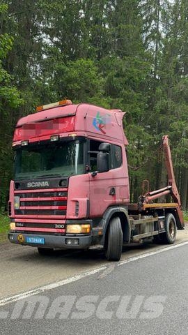 Scania 114G 380 ABSETZKIPPER TELESKOP Camiones desmontables