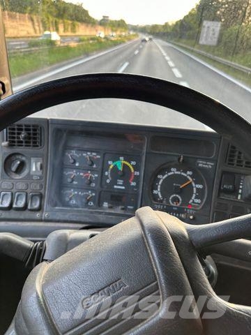 Scania 114G 380 ABSETZKIPPER TELESKOP Camiones desmontables