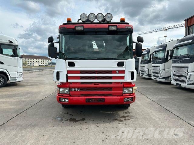 Scania 380 * 8 x 2 * HIAB 105 Z KRAN *2 x LIFT *ABROLL Savivarčių priekabų vilkikai