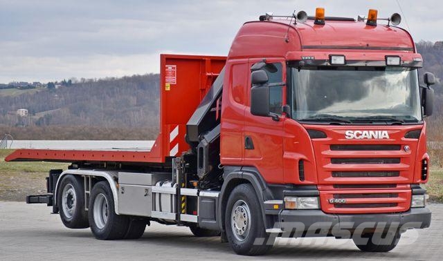 Scania G 400 * Abschleppwagen 6,40m* KRAN + FUNK * TOP Camiones polibrazo