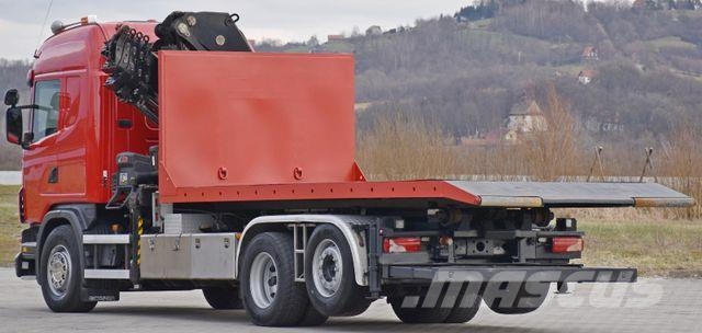 Scania G 400 * Abschleppwagen 6,40m* KRAN + FUNK * TOP Camiones polibrazo