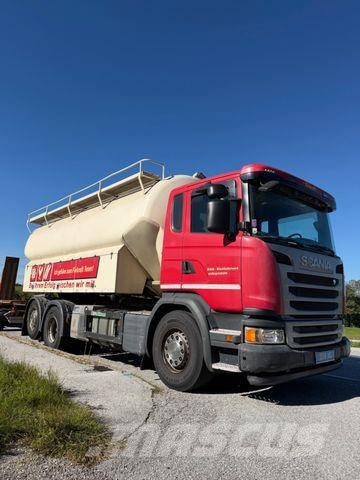 Scania G-410 6X2 SILOWAGEN VOLLUFT LIFT GELENKTE HINTER Vákuum teherautok