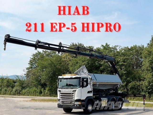 Scania G 410 * Kipper 5,20 m + KRAN/FUNK * 6x4 * TOP Kranwagen