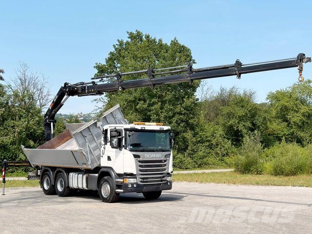 Scania G 410 * Kipper 5,20 m + KRAN/FUNK * 6x4 * TOP Kranwagen
